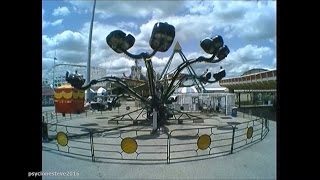 BELLS AMUSEMENT PARK SPIDER RIDE 2003 Off Ride Only [upl. by Irtimid]