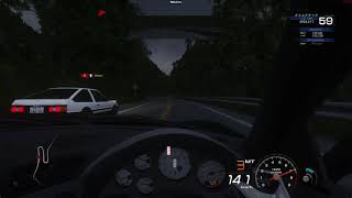 Initial D Blind attack Assetto Corsa [upl. by Ainessej]