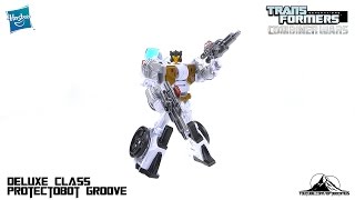 Transformers Combiner Wars Deluxe Class GROOVE Video Review [upl. by Aisauqal]