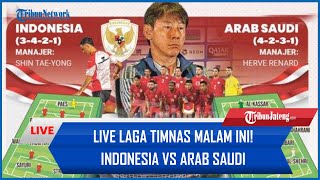 🔴 LIVE LAGA TIMNAS MALAM INI INDONESIA VS ARAB SAUDI AISCORE [upl. by Adniralc]