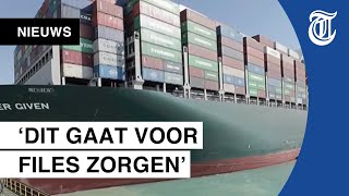 ‘Terugkeer blokkeerschip wordt chaos in Rotterdam’ [upl. by Myrwyn]