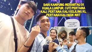 Pertama kali jalanjalan di kuala lumpur  naik MRT terasa naik pesawat [upl. by Stanwood909]