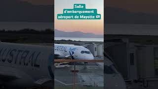 Salle d’embarquement aéroport de Mayotte 🇾🇹 travel l mayotteisland [upl. by Fenner]