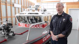 Clark County Fire amp Rescues new fire boat [upl. by Liuqa]