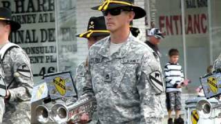 1st Cavalry Division Band Veterans Day Parade Killeen TX Nov 11 08 [upl. by Seniag]