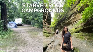 Starved Rock Campgrounds Tour  Affordable Camping 🏕️ [upl. by Elleirb391]