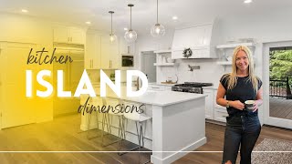 Kitchen Island Dimensions  Full Size Guidelines you need to know [upl. by Laleb]