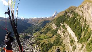 Paragliding Zermatt 2012 [upl. by Lilybel]