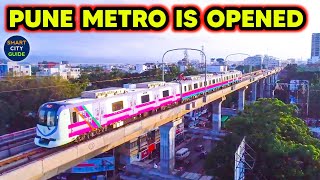 PUNE METRO is Inaugurated by PM MODI 🇮🇳  Here is the DETAILS About PUNE METRO Rail Project [upl. by Rakel]