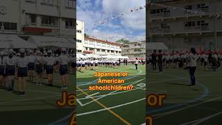 Japanese VS American school 😱🤯 shorts japan tokyo school study travel [upl. by Kreiker]