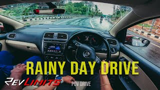 RAINY Day Drive  ASMR  PoV Drive135  GoProhero12black  4K  REVLIMITS [upl. by Navada]