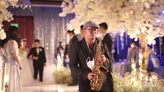 Just Look Up  Ariana Grande Wedding Entrance Live Saxophone Performance by Christian Ama [upl. by Jacquetta107]