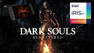 ONEXPLAYER 1S i7 1195G7  Dark Souls Remastered  Iris Xe Performance [upl. by Salguod]