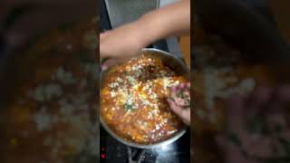 greek Saganaki Garides shortsfeed cooking cookingchannel foryou hungry [upl. by Novelc]