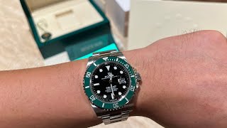 Rolex Submariner Date 126610lv Starbucks Collection Unboxing Review amp Closeup Shots [upl. by Fatsug]