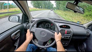 2006 Opel Corsa C 10 60 HP0100 POV Test Drive 1790 Joe Black [upl. by Rodgiva741]