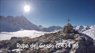 Rupe del Gesso 2434 m  Skitour  21012017 [upl. by Hael312]