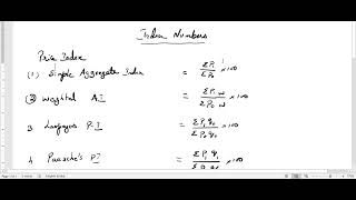 Index Number formula  Business Statistics  UG  BCom  2 year [upl. by Mercie]