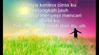 hanya kerana cinta  HafizArilAyuAnne amp Tini Hot FM Lyric [upl. by Ahsilef222]