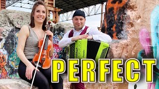 PERFECT  fisarmonica e violino  MIMMO MIRABELLI feat MARTINA AMADESI [upl. by Essenaj]