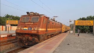 9 IN 1 SIMHACHALAM RAILWAY STATION ANNOUNCEMENTS  VISAKHA  BRAHMAPUR  VIVEK  PALASA MEMU ETC [upl. by Velasco]