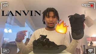 LANVIN CURB SNEAKER BLACK REVIEW  TRY ON  THESE ARE HARD 😳🔥 [upl. by Nea]