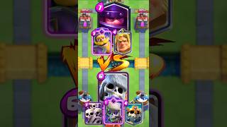 Knight Evolution Team vs Skeletons Evolutions Team clashroyaleshorts [upl. by Illoh]