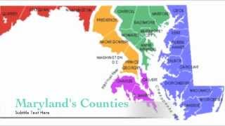 Maryland Counties A geographical amp historical review [upl. by Araeic]