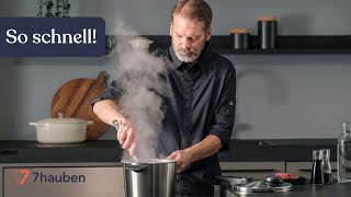 Wie lange dauert das Kochen im Schnellkochtopf  Onlinekurs mit Torsten Kluske  7hauben [upl. by Sheelagh]