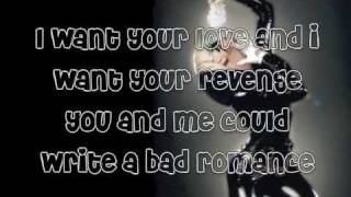 Bad Romance Lyrics  Chipmunk version from the movie [upl. by Nosraep]