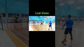 Trickshot in Badminton shotssmashtricks [upl. by Gass]