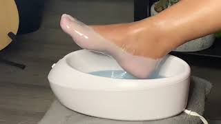 Foot Spa and Paraffin Wax Treatment [upl. by Burkhart]