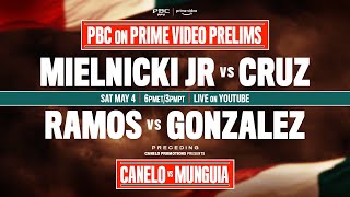 PBC on PRIME VIDEO PRELIMS  CaneloMunguia [upl. by Korfonta133]