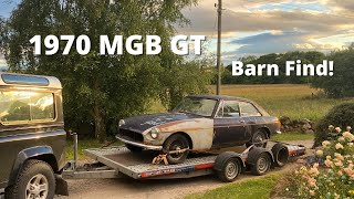 1970 MGB GT Barn Find Restoration  Ep1 [upl. by Forrer]