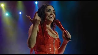 LO RESOLVIÓ COMO UNA DIVA El accidentado show de Lali [upl. by Anik]