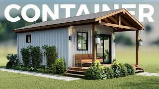 🏡 Casa Contenedor 👉 Una Casa Pequeña hecha con contenedores de 20 pies 🥰 [upl. by Elleivad]