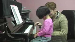 Teaching with quotTales of a Musical Journeyquot First Staccato lesson [upl. by Ofilia]