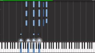 Radiohead  Videotape  Instrumental Piano Cover Synthesia Tutorial [upl. by Aisor60]