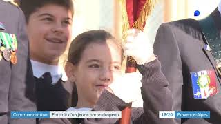 Vidéo des Porte drapeaux Emission de France 3 1920 du 11 novembre 2024 Collège Champfleury [upl. by Mobley]