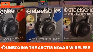 Unboxing the SteelSeries Arctis Nova 5 Wireless [upl. by Kalasky]