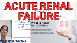 Acute Renal Failure types causes Physiological effects [upl. by Arawaj]