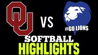 Oklahoma Softball vs North Central Texas College 2023 [upl. by Gina]