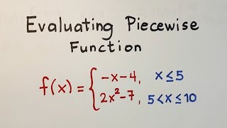 How to Evaluate a Piecewise Function General Mathematics  Grade 11 [upl. by Atelra661]