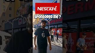 NESCAFE sponsored me 😅 sponsored sponsorship merchandise teeshirts cap viral youtubeindia [upl. by Leotie]