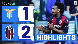 LAZIOBOLOGNA 12  HIGHLIGHTS  Zirkzee Secures Comeback Win For Visitors  Serie A 202324 [upl. by Odo]