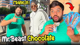 Trying MrBeasts Chocolate For The First Time 🍫😍 I Met The Reallife Franklin From GTA 5 😱 [upl. by Marje]