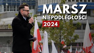 Bartosz Malewski  Prezes Stowarzyszenia Marsz Niepodległości  MARSZ NIEPODLEGŁOŚCI 2024 [upl. by Perzan546]