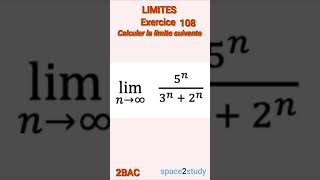 Exercice 108 Limites 2BAC Maths [upl. by Hugo]