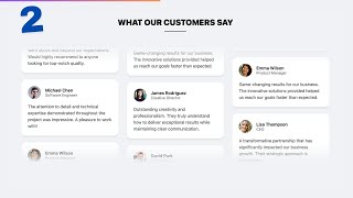 How To Design Stunning Animated Testimonials Section Using HTML CSS amp JS Part 2 [upl. by Aivat]