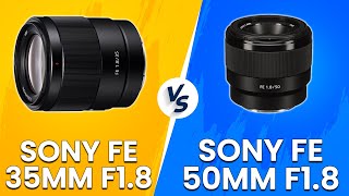 Sony FE 35mm F18 vs Sony FE 50mm F18  Which Lens Has Better Focus Sony Camera Comparison [upl. by Souza302]